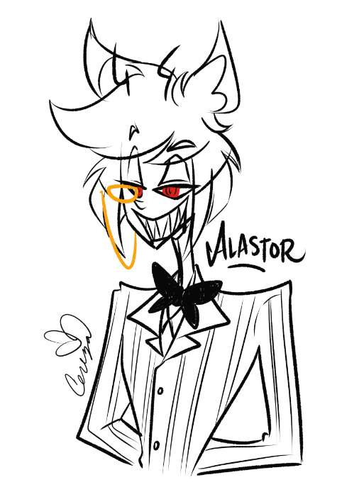 I can still fucking draw this bastard. Yesssss
#HazbinHotelAlastor #Alastor