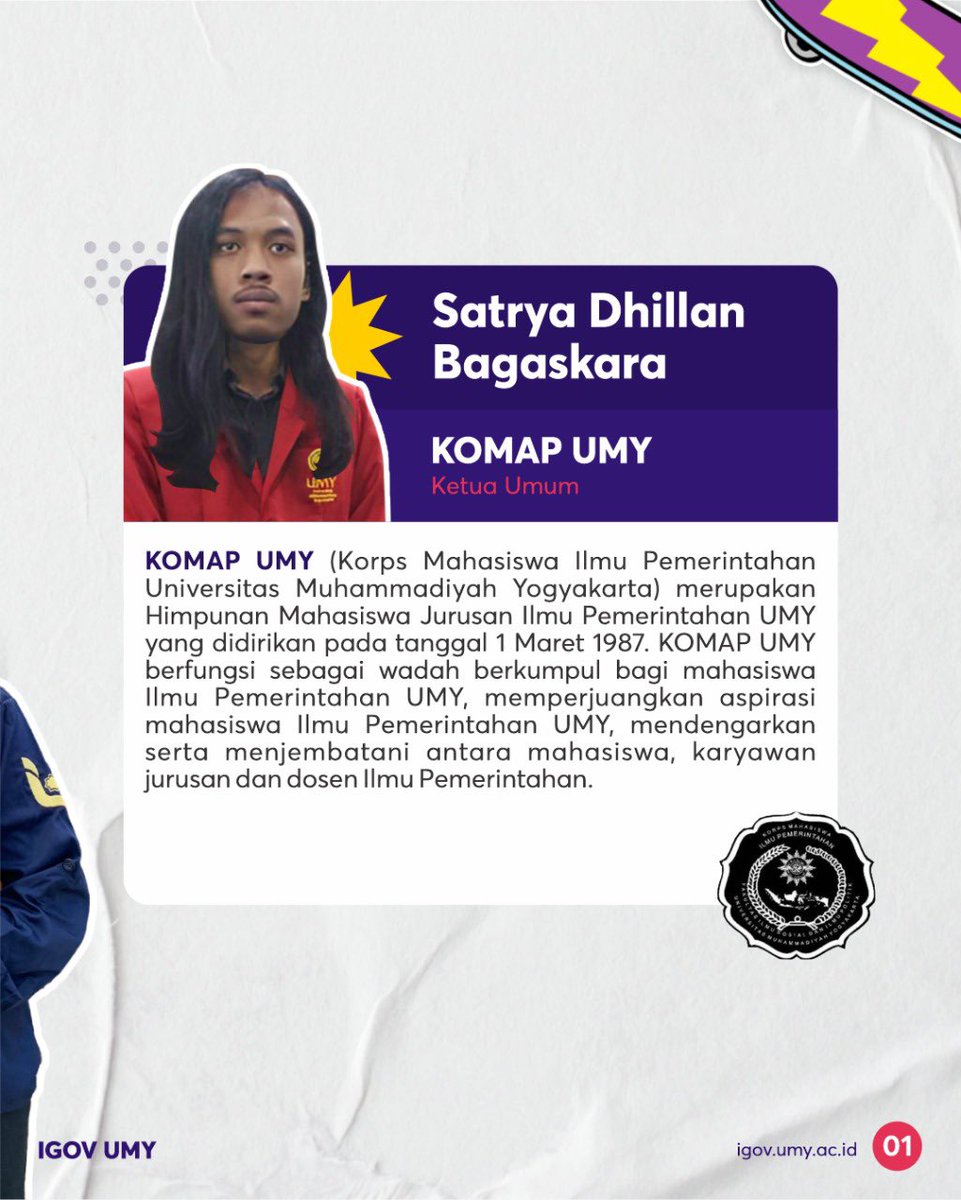 IGOVUMY's tweet photo. Selain pergi ngampus, Mahasiswa IGOV banyak yang aktif berorganisasi lho!
Nih, MinGov spill kesibukan mereka. https://t.co/om2kTb3eme