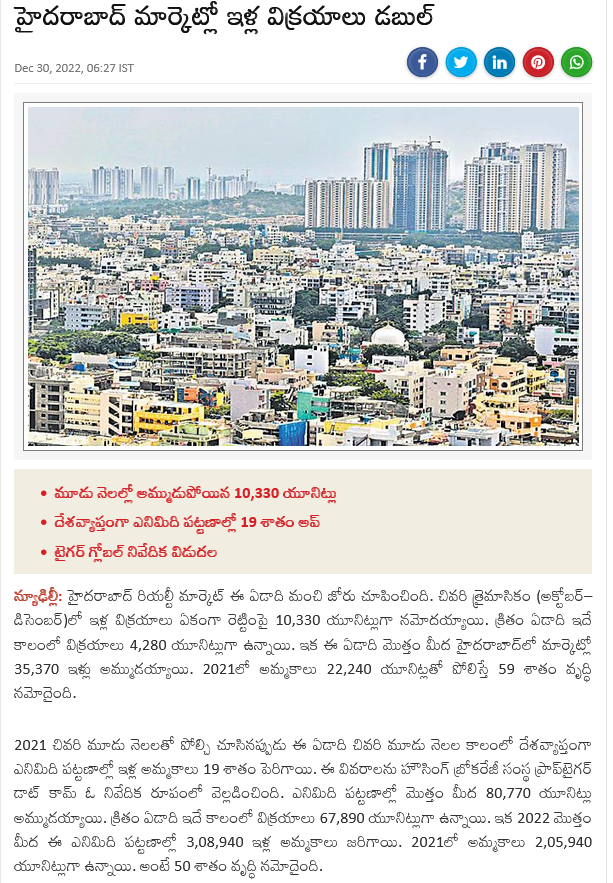 mnrdevelopers's tweet image. Hyderabad Real Estate News