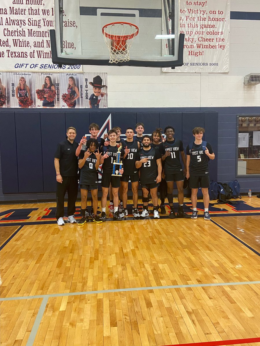 Back to Back in Black…Wimberley Hoopfest Champions!  
————————
Jeremy Helton Tournament MVP
Jayden Prioleau All Tourney team
Braxton Mezger All Tourney team

#ALLasONE