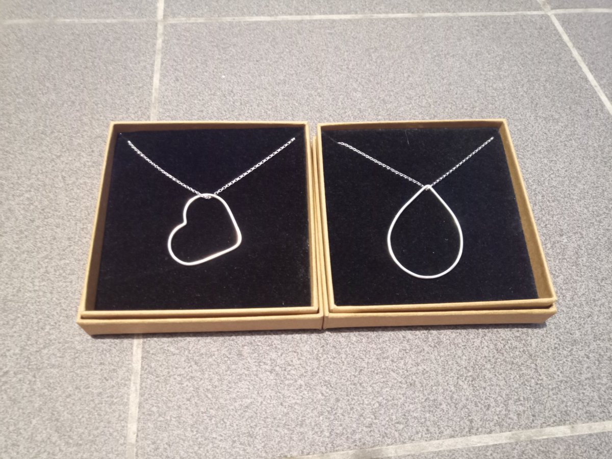 BookwormBeccy's tweet image. My beautiful necklaces' from @millieandtilly arrived!