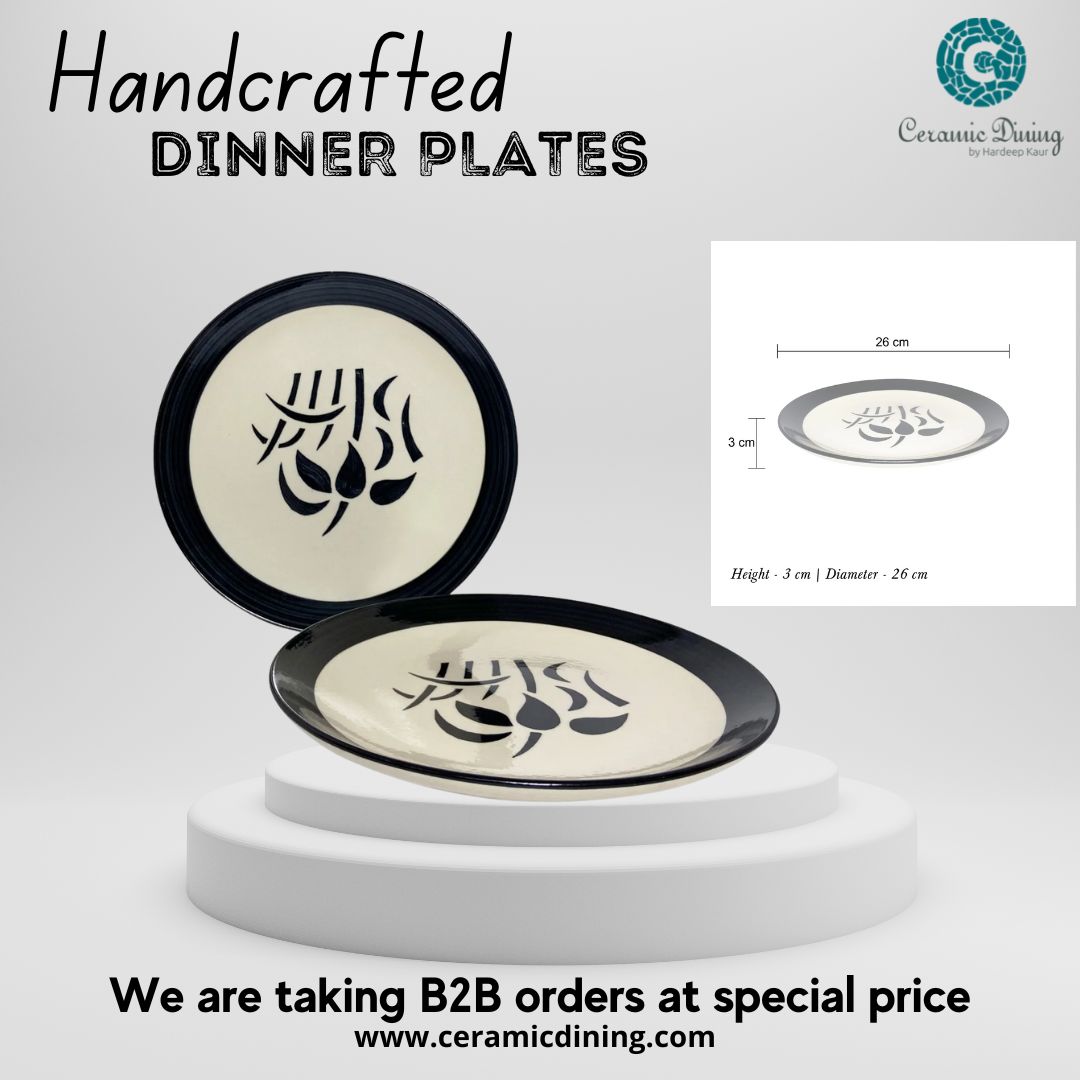 CeramicDining's tweet photo. The black and off-white Japanese pattern handpainted dinner plates are sure to be a luxury piece to your dinner collection.

👉We would like to update you that we are open for B2B orders. 

Check out our amazing collection at https://t.co/w9NGFg8RL3 https://t.co/BtxrRm3w5o