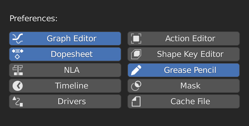 blastframe's tweet image. New version of the free add-on Switch (v1.1) for Blender released on blastframe.com. Turns 3 click switching b/w editors to 1 click (esp. useful for Grease Pencil). #b3d #blender3d #blenderart #blenderaddon #blendercommunity #blenderartist #blenderartists #greasepencil