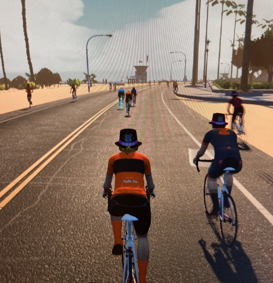 #Zwift ist auch schon in Stimmung für #Silvester. Habt einen guten Rutsch!