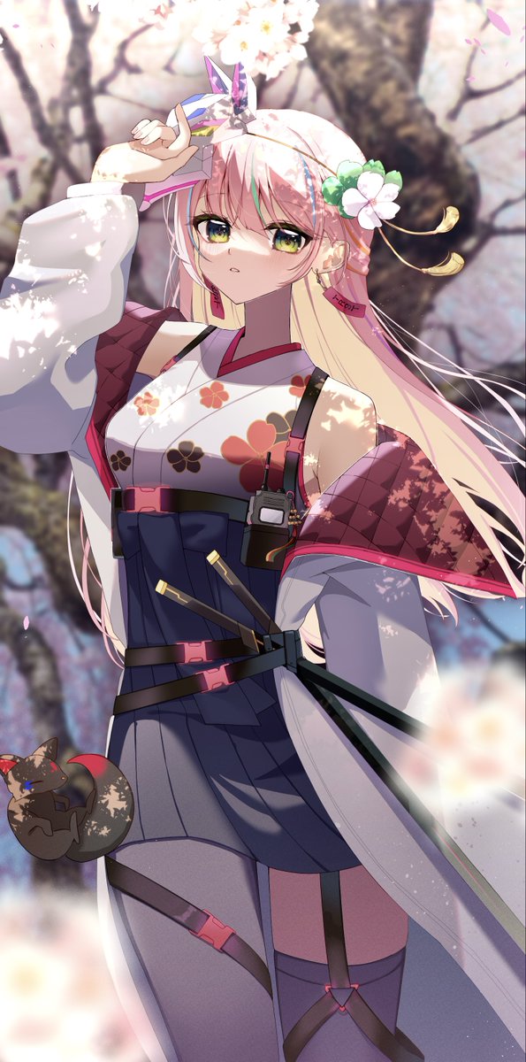 Transmit_St's tweet image. 🎁 5名様にALプレゼント 🎁
#TRSTバトン No.5
花霞つぼみ(Illustrator: @art__yoshino)
凛としたつぼみちゃんの無防備な瞬間を描いてみました!
✨推し活方法✨
✅ Follow
feat @amana_nft
公式 @Transmit_St 
✅ RT &amp;amp; ❤️
⏳ 24h
【 Discord 】
 discord.gg/hV6ahuHh6D 

#Giveaway
#ENVtuber
#Vtuber