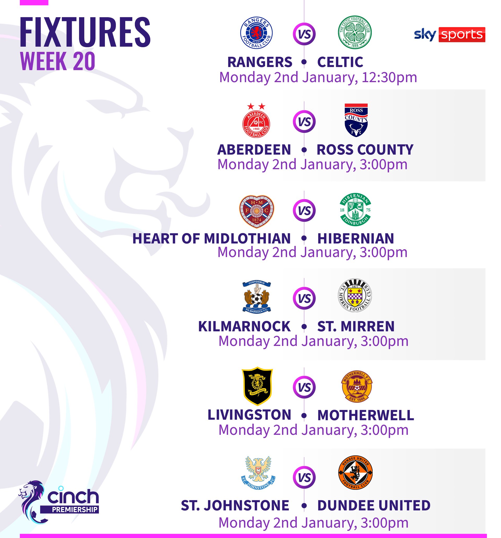 SPFL on Twitter "🏆 The final cinchSPFL matches of 2022 and first