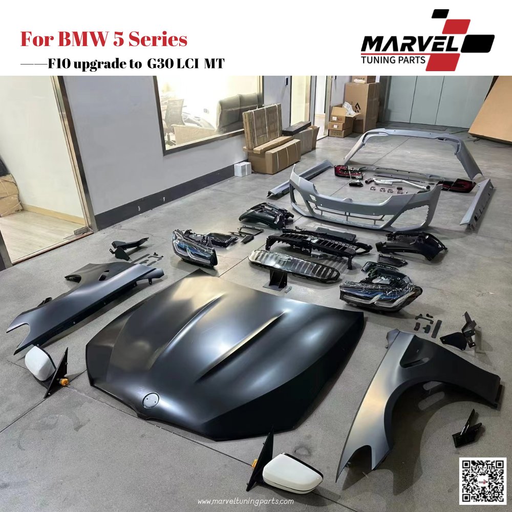 BMW 5 Series F10/F18 2011-2016 upgrade to G30/G38 2021 MT/MP style body kit conversion
#F10 #G30 #bodykit #bmwtuning #tuningparts #bodykits #mpstyle