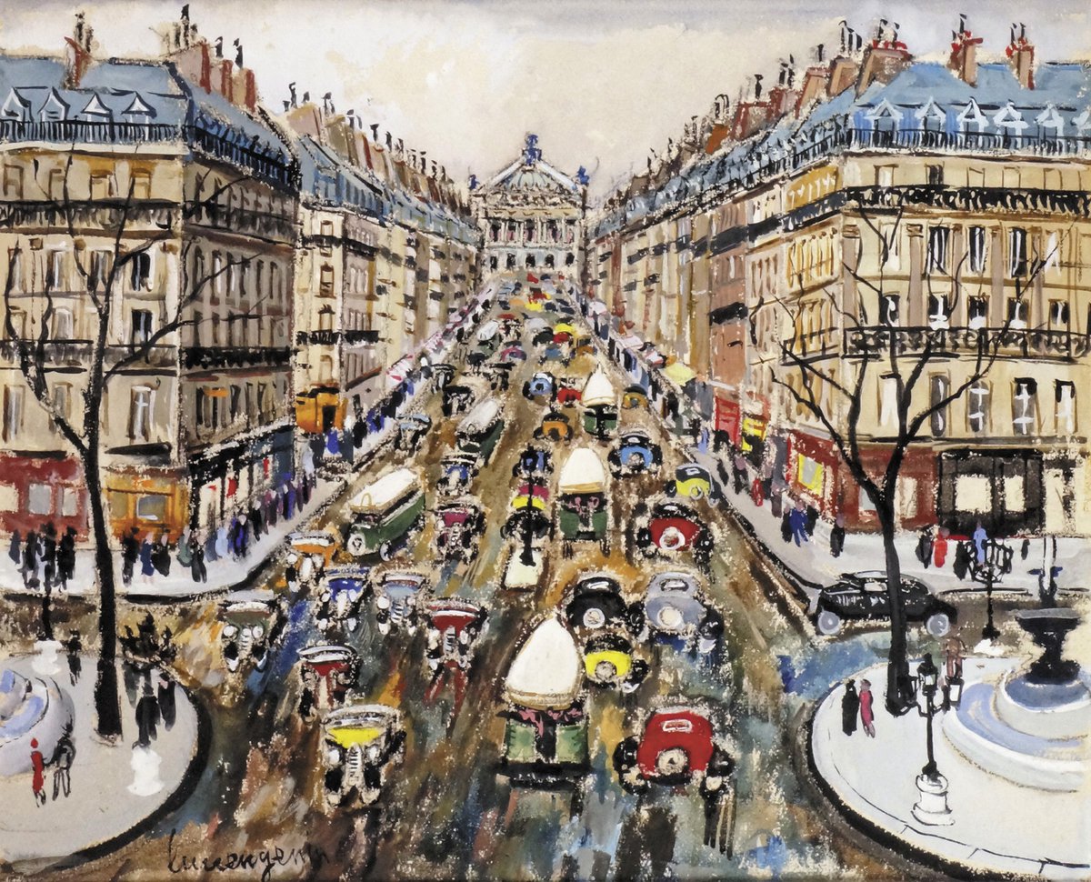 Lucien Génin (1894-1953)
Avenue de l'Opéra 
Paris