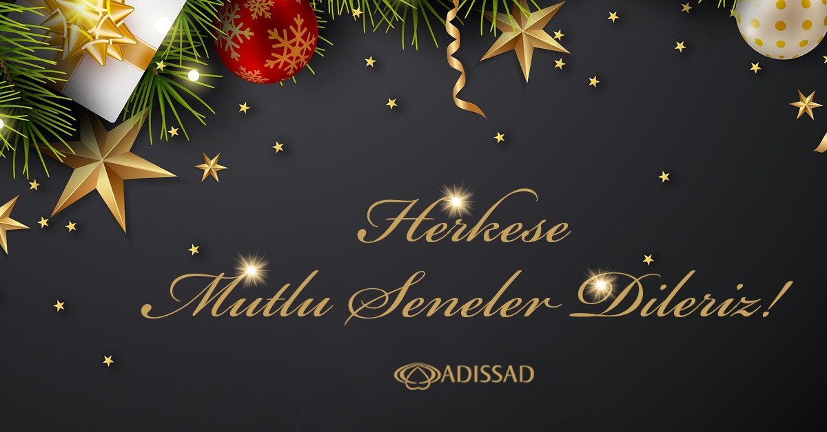 Yeni yılın sağlık, mutluluk ve başarı getirmesi dilekleriyle. Mutlu yıllar! 

#adissad #yeniyıl #MutluYıllar