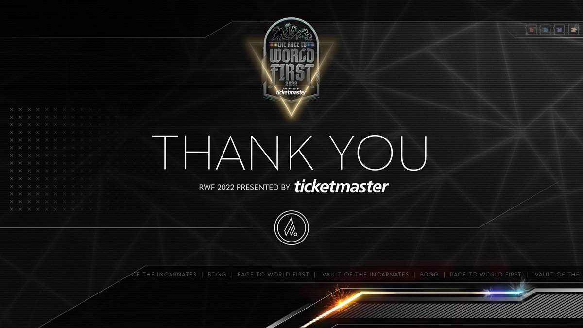 BDG (@bigdumbgaming) on Twitter photo 🍾 End of Year, End of Tier 🥂
A huge thank you one last time to everyone who came out and supported BDGG this tier.
We raise our glasses to all our raiders, officers, helpers and (of course) presenting partner <a href="/Ticketmaster/">Ticketmaster</a> for making it possible.
Happy New Year 🖤💛 🍾 End of Year, End of Tier 🥂
A huge thank you one last time to everyone who came out and supported BDGG this tier.
We raise our glasses to all our raiders, officers, helpers and (of course) presenting partner <a href="/Ticketmaster/">Ticketmaster</a> for making it possible.
Happy New Year 🖤💛