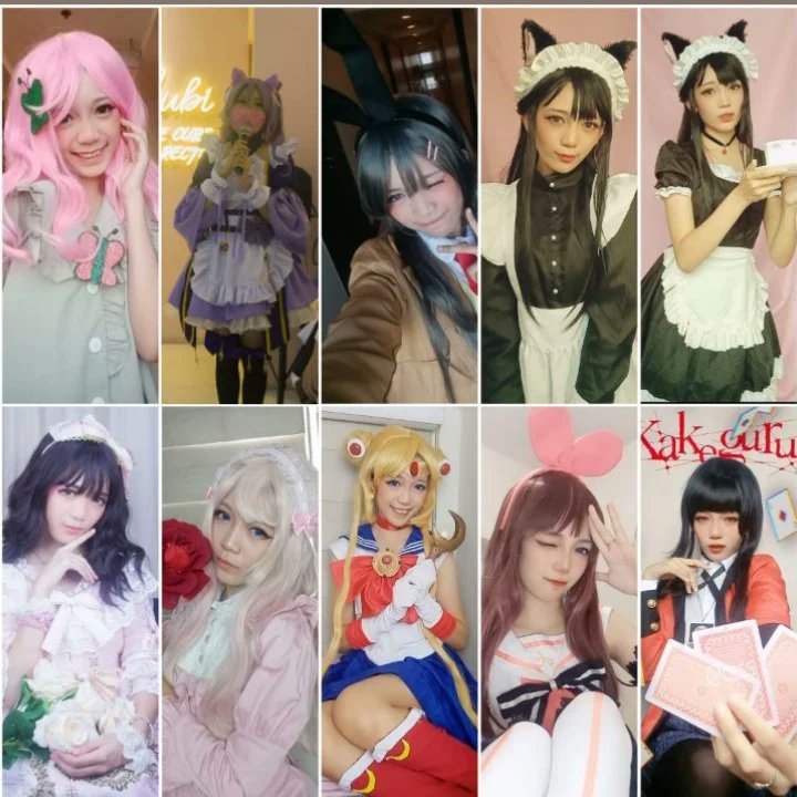 GraceMerleen's tweet photo. It was a roller coaster ride! This year, I cosplayed a total of 38 characters lolita, maid and anime series with the help of my supporters, sponsors, photographers, friends and family. 
Thank you 2022, Welcome! 2023! ✧⁠\⁠(⁠>⁠o⁠<⁠)⁠ﾉ⁠✧
#cosplay #NewYear2023 https://t.co/MIVbwRa79c
