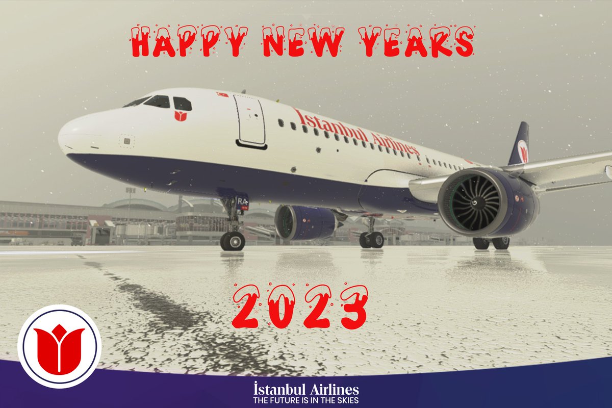 istanbul_va's tweet photo. 🎉2️⃣0️⃣2️⃣3️⃣ 🥳 
Yeni yılın herkes için mutlu,sağlıklı ve huzurlu bir yıl olmasını dileriz. 

Herkese iyi yıllar.
 
Istanbul Virtual Airlines - The future is in the skies... https://t.co/oamok1iO3H