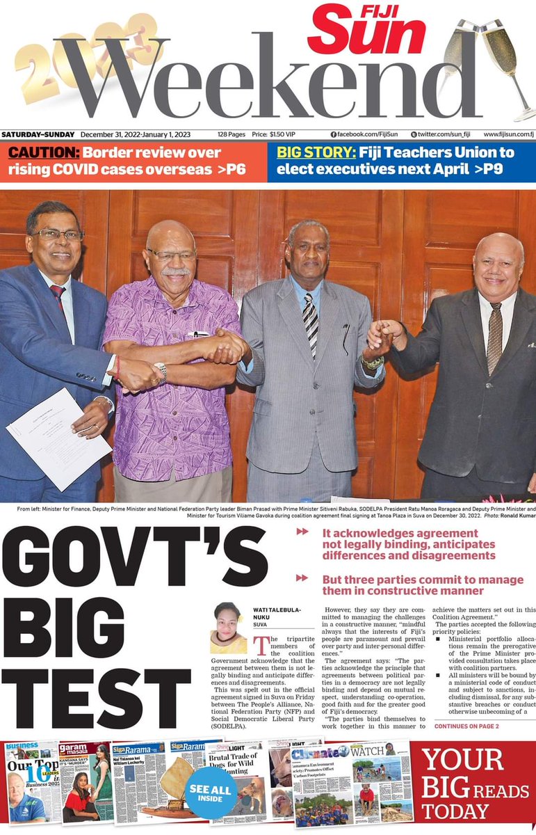 Coalition Government 

#Fiji #Government #2022 #GeneralElection