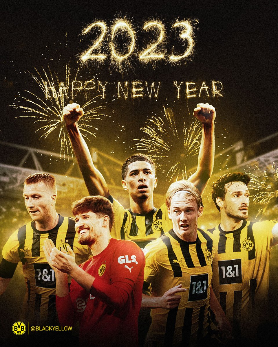 Happy New Year from everyone at Borussia Dortmund! 🎉