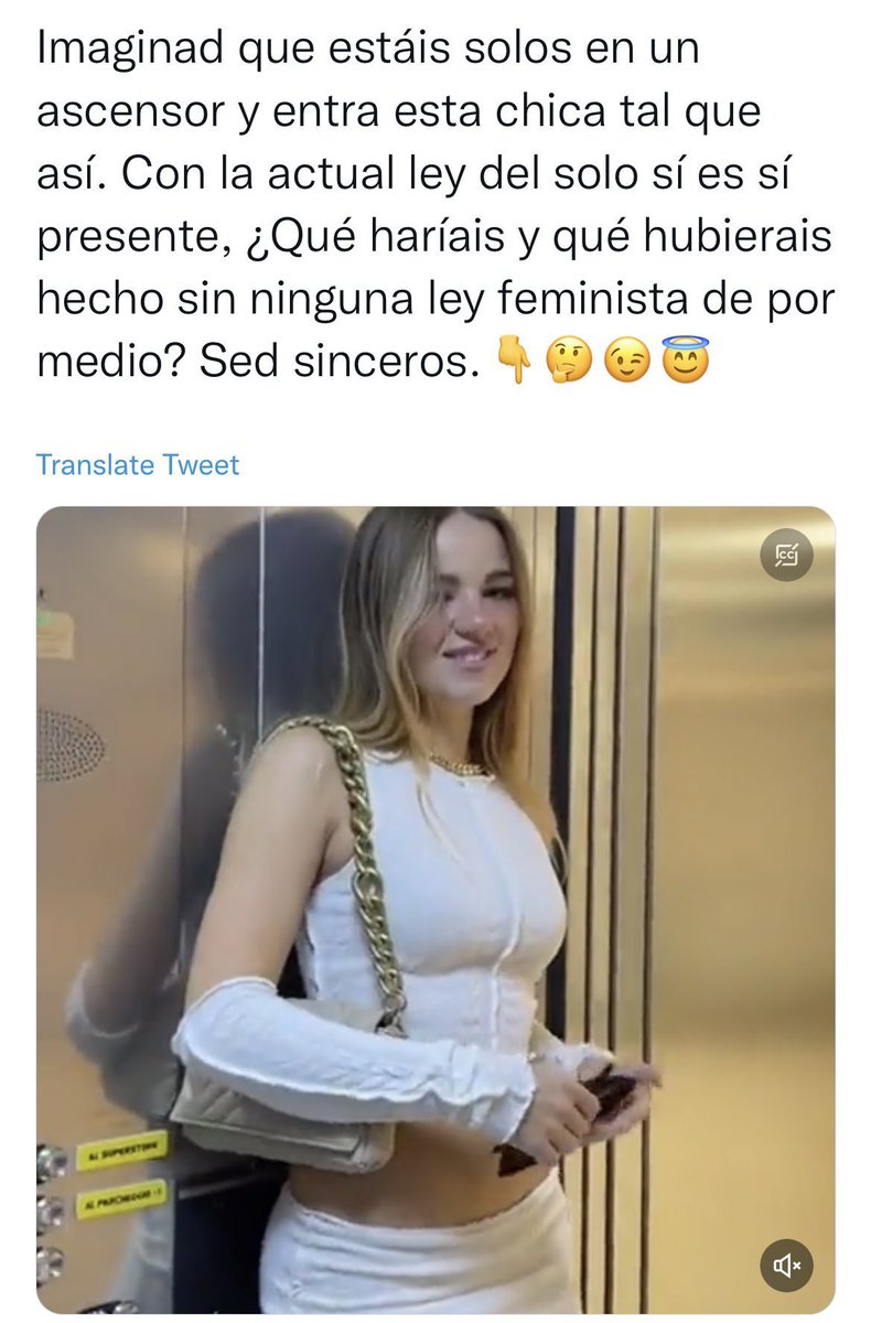 Este tuip que busca deslegitimar las conquistas feministas consigue justo lo contrario: deja claro que con la ley de libertad sexual los machirulos saben que las agresiones sexuales ya no son impunes.
