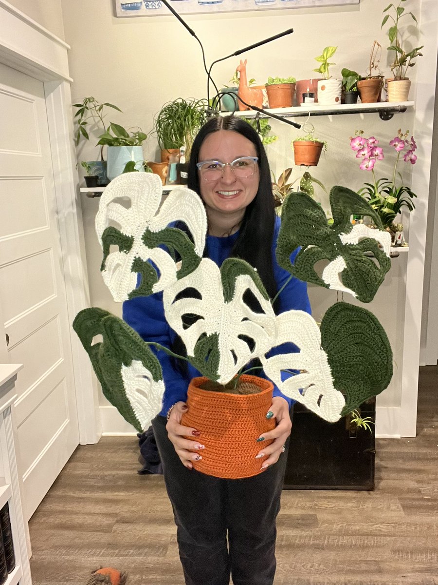 JulieMoritz's tweet photo. can’t afford a $1000 plant so obv instead spend 20hrs making it instead https://t.co/FS5FsUikwa