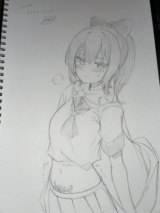 今日のスケブ:マイティセーラー美奈子+紋 