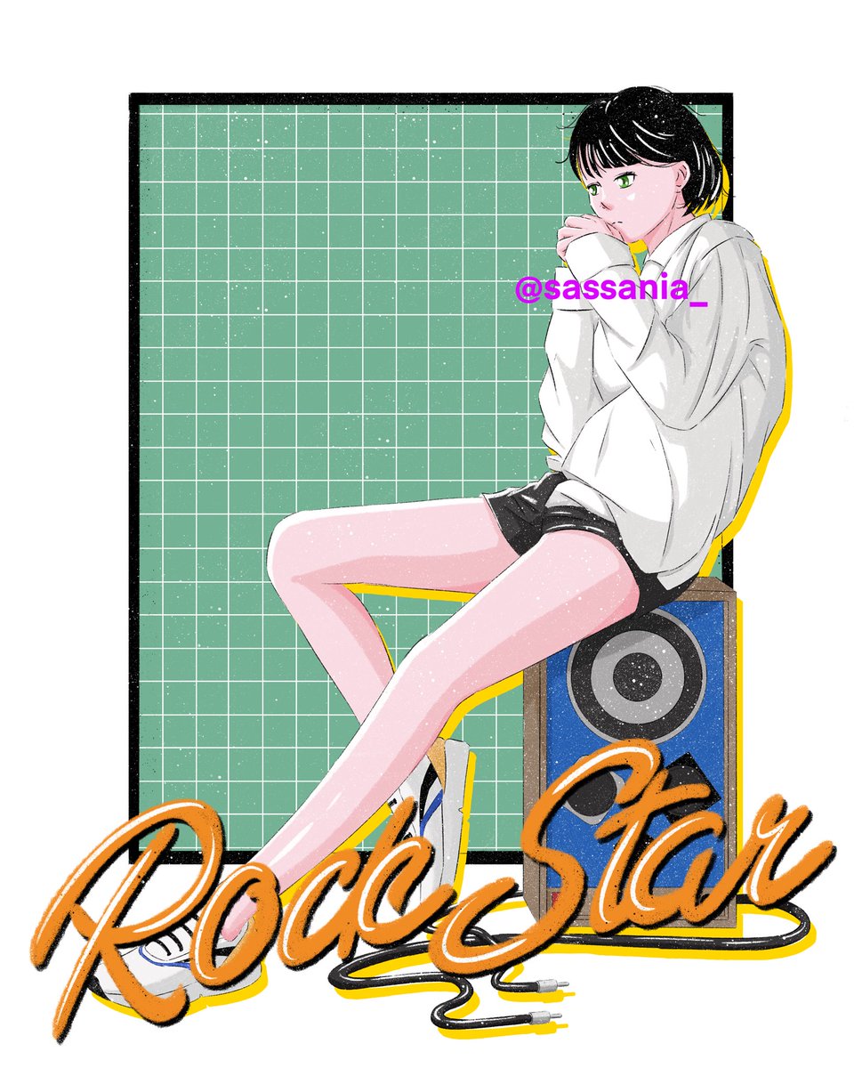 rock star pop 🤘

#illustration #digitalart #procreate #characterart #potrait #potraitart #conceptart #conceptartwork #characterart #キャラクターデザイン #キャラクターアート #デジタルアート #キャラクターアート