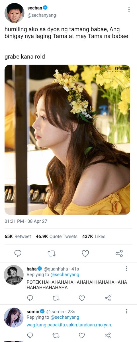 multivrm's tweet photo. 🌨️: #KookJi &amp; #YangMin AU — Ideal woman https://t.co/TXNlZmqnR1