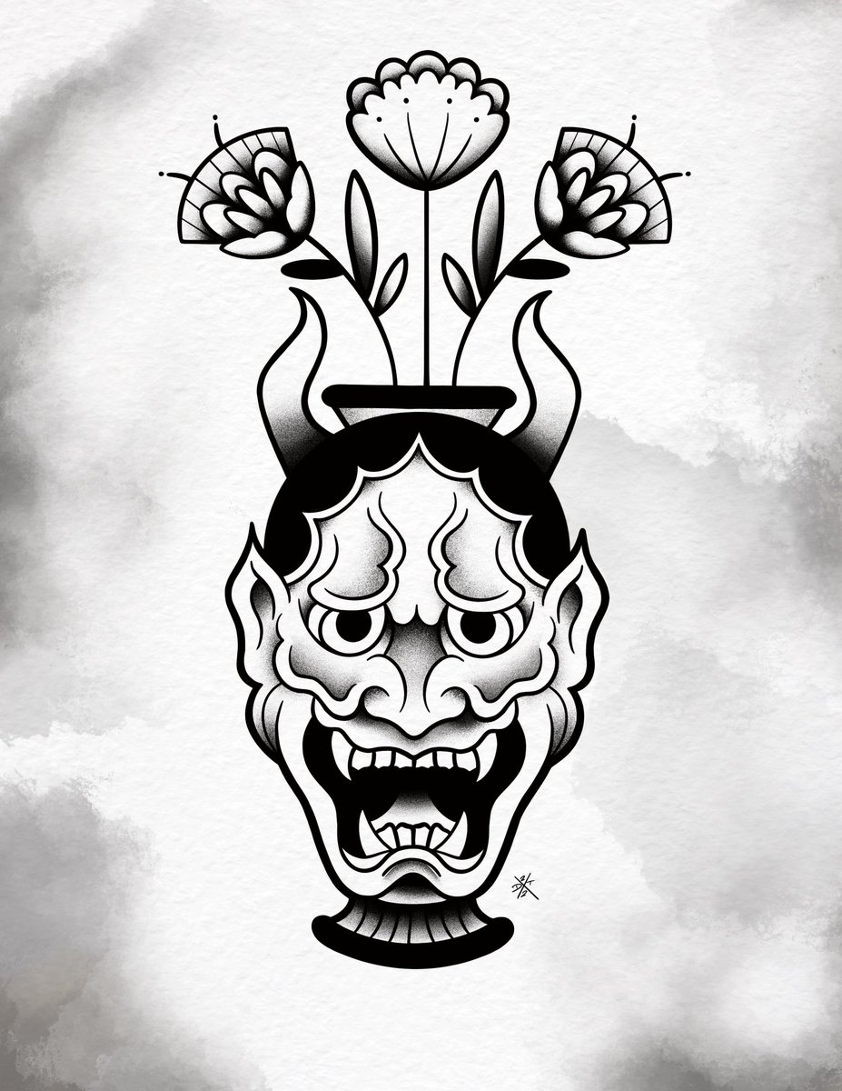 __Onikuma's tweet photo. I realize I never use Twitter so here’s an art dump 
#tattooart #flashart #flashsheets #digitalart #art https://t.co/hPrc5mjlq6