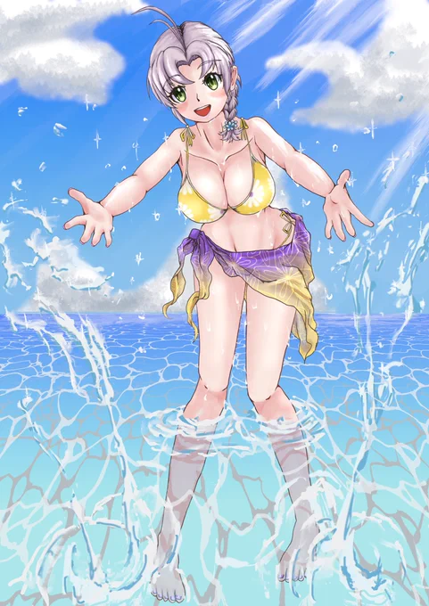 #今年も残りわずかなのでお気に入りの4枚を貼る 全身を描きたがる癖 