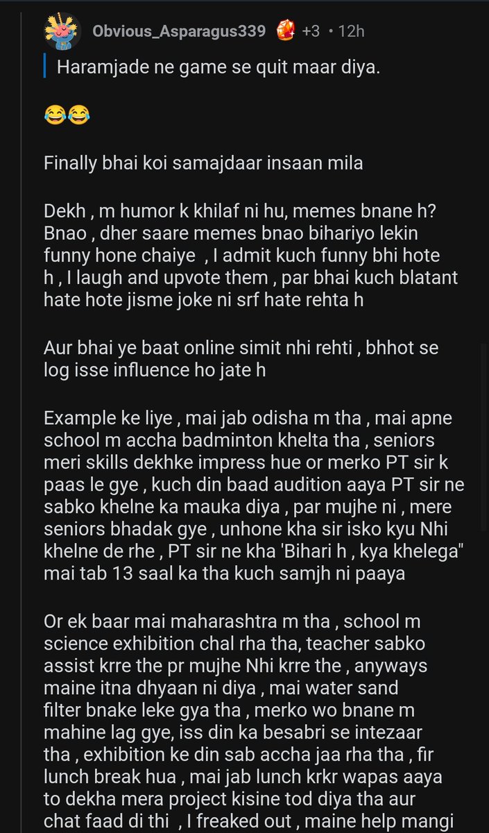 GoodSengh1's tweet photo. Sad bhaiya 
All india against bhaiyaz 😞 https://t.co/QD6e4m0sdE