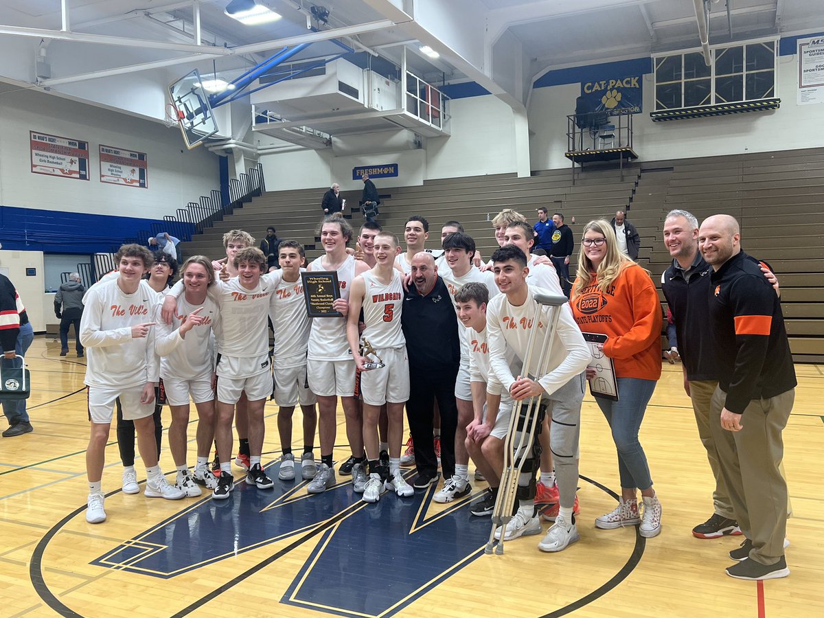 CATS (13-3) Win the Wheeling Hardwood Championship 64-59 vs. Glenbrook North. Aidyn Boone (All-Tournament Team) <a href="/aboone_2023/">Aidyn Boone</a> game high 21pts, 12rebs, Will Buchert (Tournament MVP) <a href="/WillBuchert/">Will Buchert</a> 15pts, 10rebs, 2stls, Bonder <a href="/Cbonder23/">Cole Bonder</a> 13pts, 7rebs, Huber <a href="/Jhuber151/">Jack Huber</a> 11pts! #together