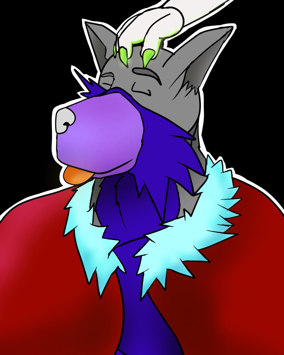 LykosSol's tweet photo. getting the good pet pets OwO #furry #furryart #sticker #chill #vibe #headpets https://t.co/fW0QK6ZvI2