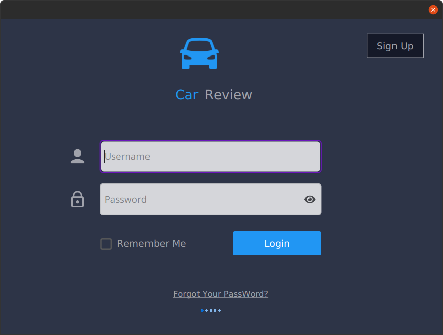 nebadesmondc's tweet photo. Day 55 of #100DaysOfCode 
Started working on a Car Review project, today i was able to build the login page,
Not too good with UI but i promise functionality will be dope 😀
#Java  #javafx #scenebuilder #intellij 
#100daysofcodechallenge https://t.co/MZQClTsbpz