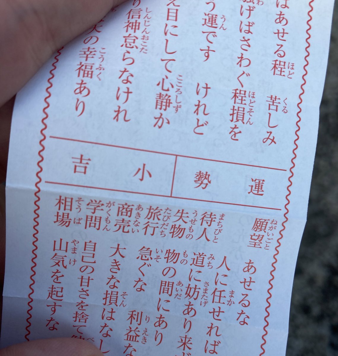 来年は大人しくしてます。 