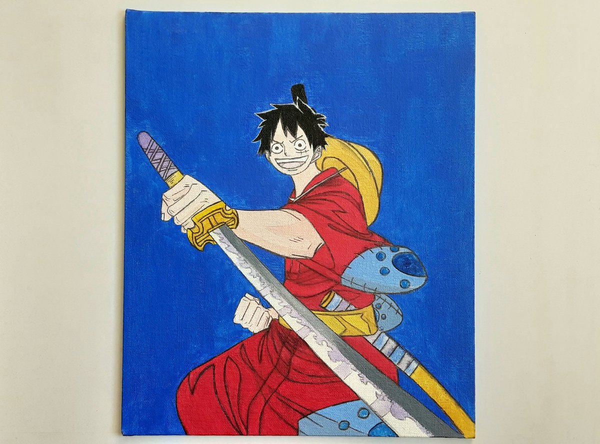 som_animation's tweet photo. Luffy 
Acrylic Canvas Painting of Luffy 

#luffy #onepiece #kingofthesea #anime #canvaspaintingluffy #painting #zoro #acrylicpainting https://t.co/V9NVk8tjii