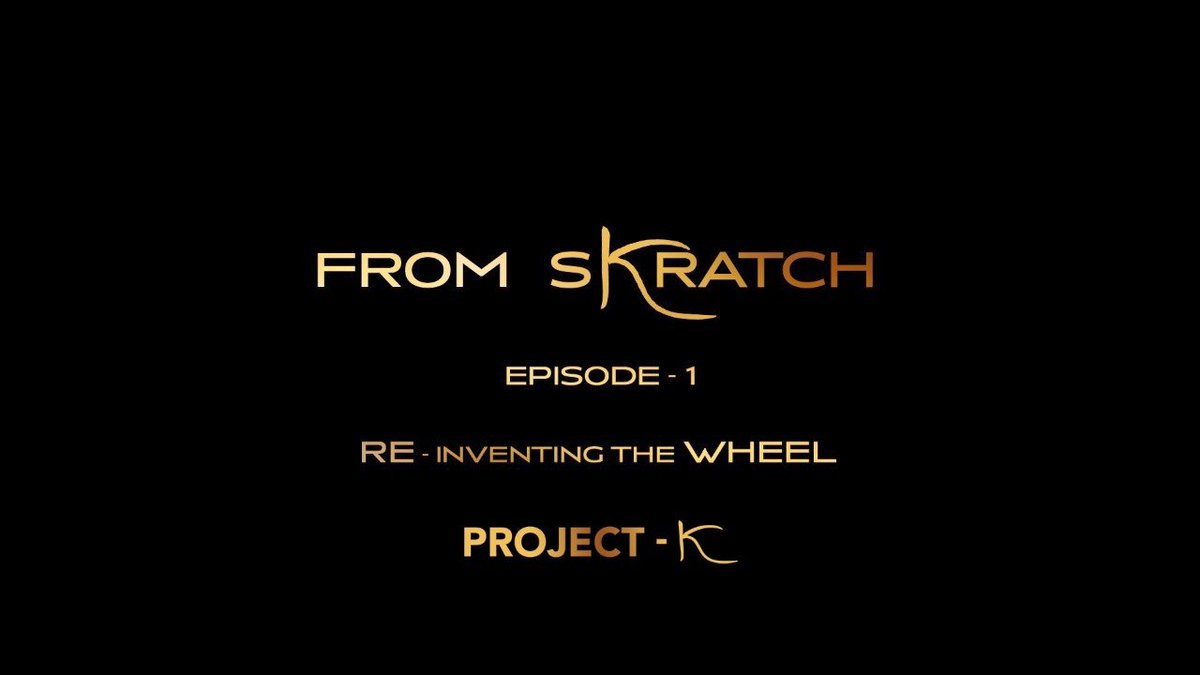 rameshlaus's tweet photo. Starting making series at the end of the year...

Here's the sneak peek into the world of #ProjectK.

'𝐅𝐫𝐨𝐦 𝐒𝐤𝐫𝐚𝐭𝐜𝐡 𝐄𝐩 𝟏: 𝐑𝐞-𝐈𝐧𝐯𝐞𝐧𝐭𝐢𝐧𝐠 𝐭𝐡𝐞 𝐖𝐡𝐞𝐞𝐥': https://t.co/2ceqlAnyPg

#Prabhas @SrBachchan @deepikapadukone @nagashwin7 @VyjayanthiFilms https://t.co/pXFq8Jj2Xj
