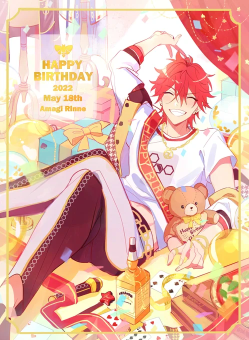 あんスタログ⑤です!!今年もたくさん一彩燐音君を描きました。大満足。 