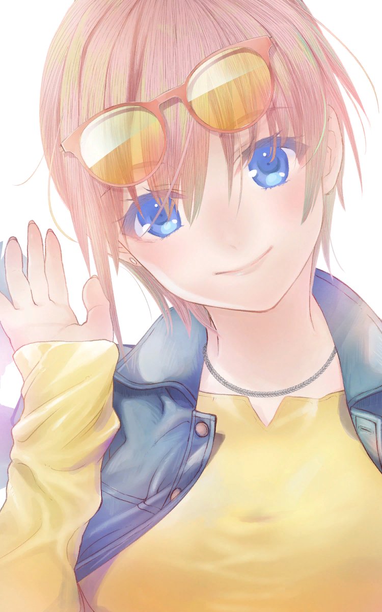 猫タシさんがTwitterに投稿した中野一花(五等分の花嫁)のイラスト。