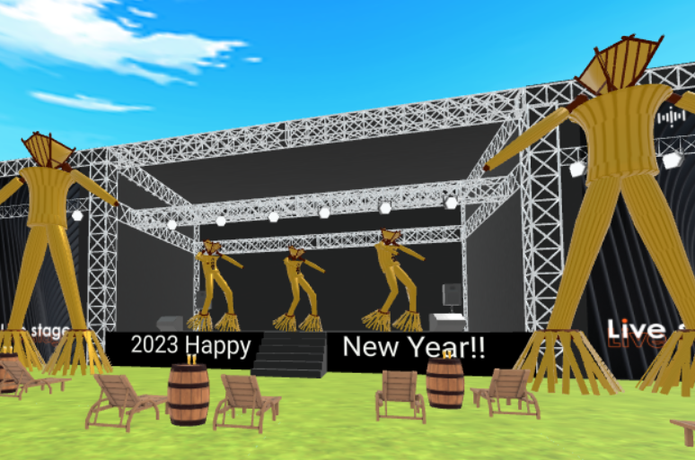 HitYoshida's tweet photo. #メタバース年賀状 #DHGS 
Happy New Year! DHGSの学生仲間の皆さん、先生方、事務局の皆さま方、本年もどうぞ宜しくお願いします！　テクノロジー特論(人工現実)課題でDOORを使ってド素人でも超簡単にメタバースルームが作れました。 バーニングマンフェスへどうぞ！
https://t.co/revW8P0mTL https://t.co/dh6HPvvVtO