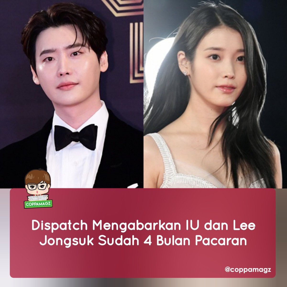 Dispatch mengabarkan #LeeJongsuk & #IU sudah pacaran 4 bulan setelah 10 tahun kenal

Mereka merayakan Natal bareng di Nagoya, tp berangkat sendiri². LJS ke Osaka dulu buat fanmeet tgl 20, IU ke Nagoya bareng adek

IU udah nyanyi di nikahan adek LSJ, adek IU diajak liburan bareng