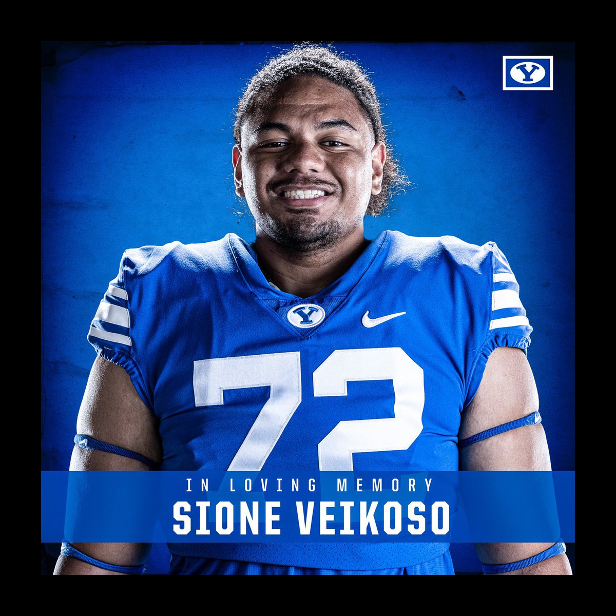 On behalf of the entire BYU Football family, our thoughts and prayers are with Sione's family and friends during this extremely difficult time. Rest in Love Sione. God be with you till we meet again.
