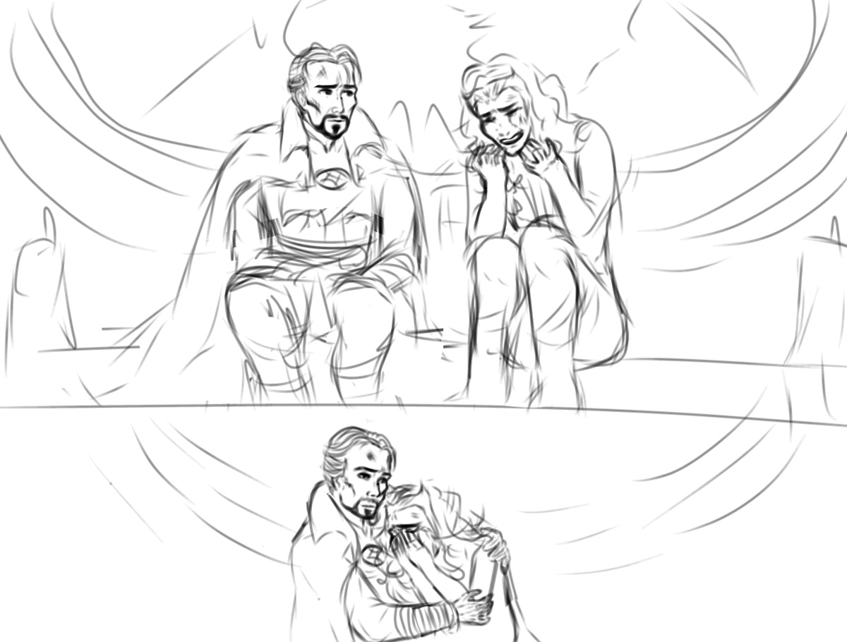 Bonus! Unpublished works that I abandoned because.... I did not like them .. Or were simply abandoned :,D
#DoctorStrange 
#CleaStrange
#marvelcomics