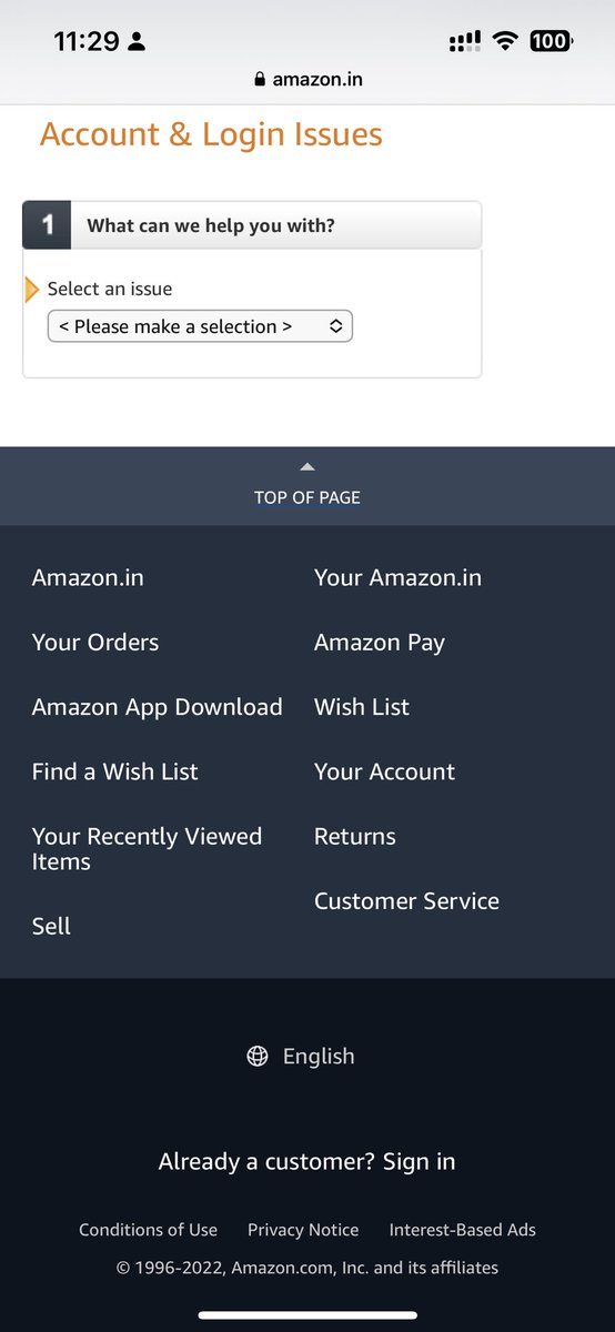 sohamwrites's tweet photo. @AmazonHelp 🤦🏽‍♂️ https://t.co/fEbZw9Gvlk