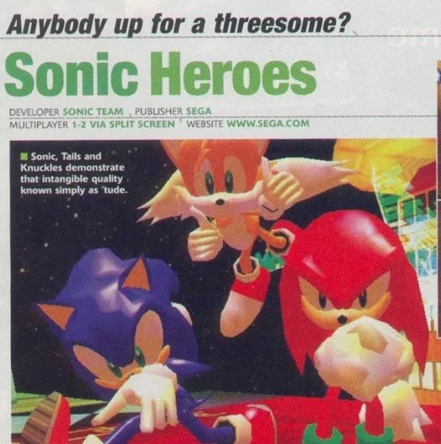 TheEmuEmi's tweet photo. Happy Anniversary to Sonic Heroes 
💙💛❤️ https://t.co/g7Vn2GyAt8