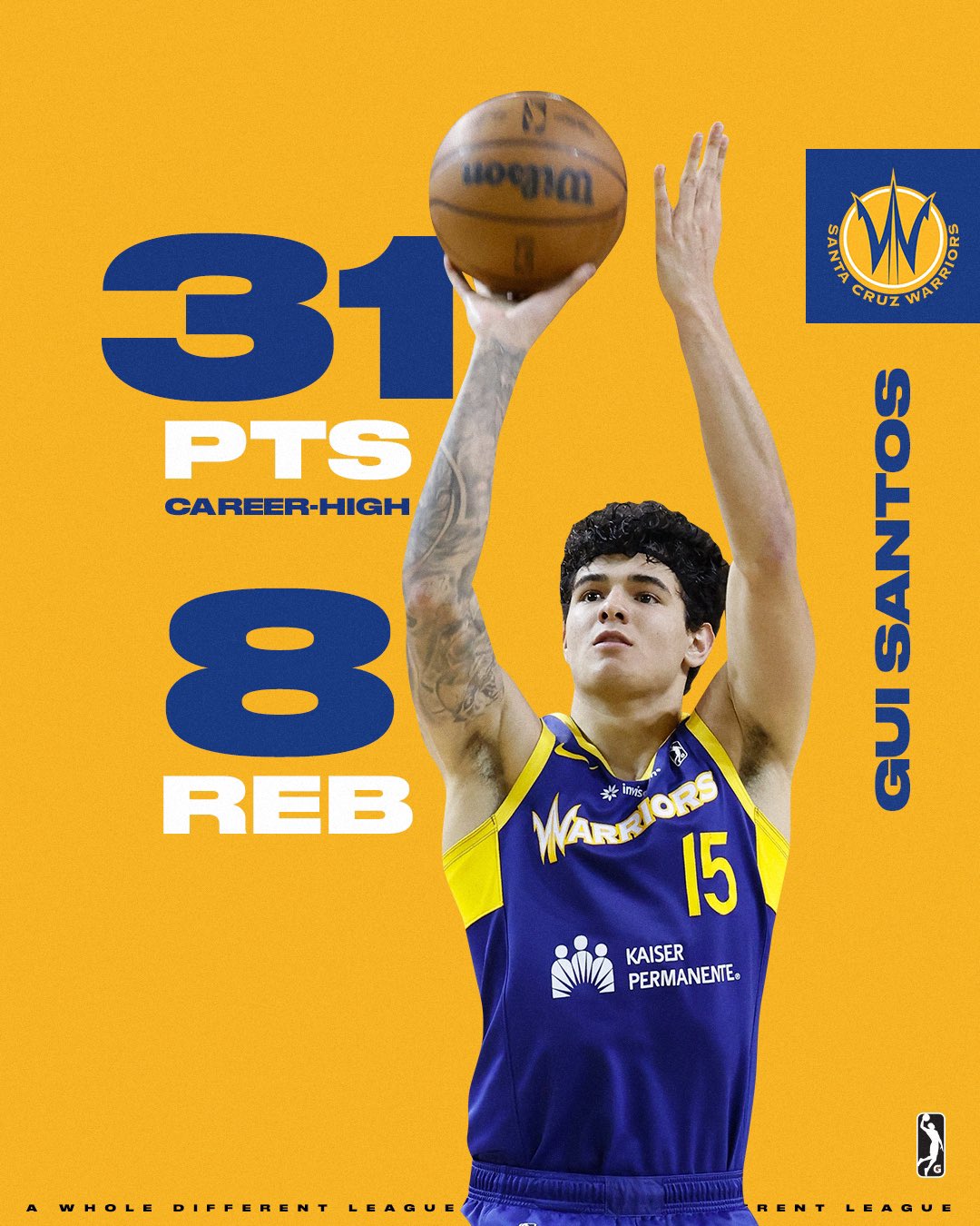 New Warrior Signing!  Gui Santos' Top Plays in the NBA G-League 