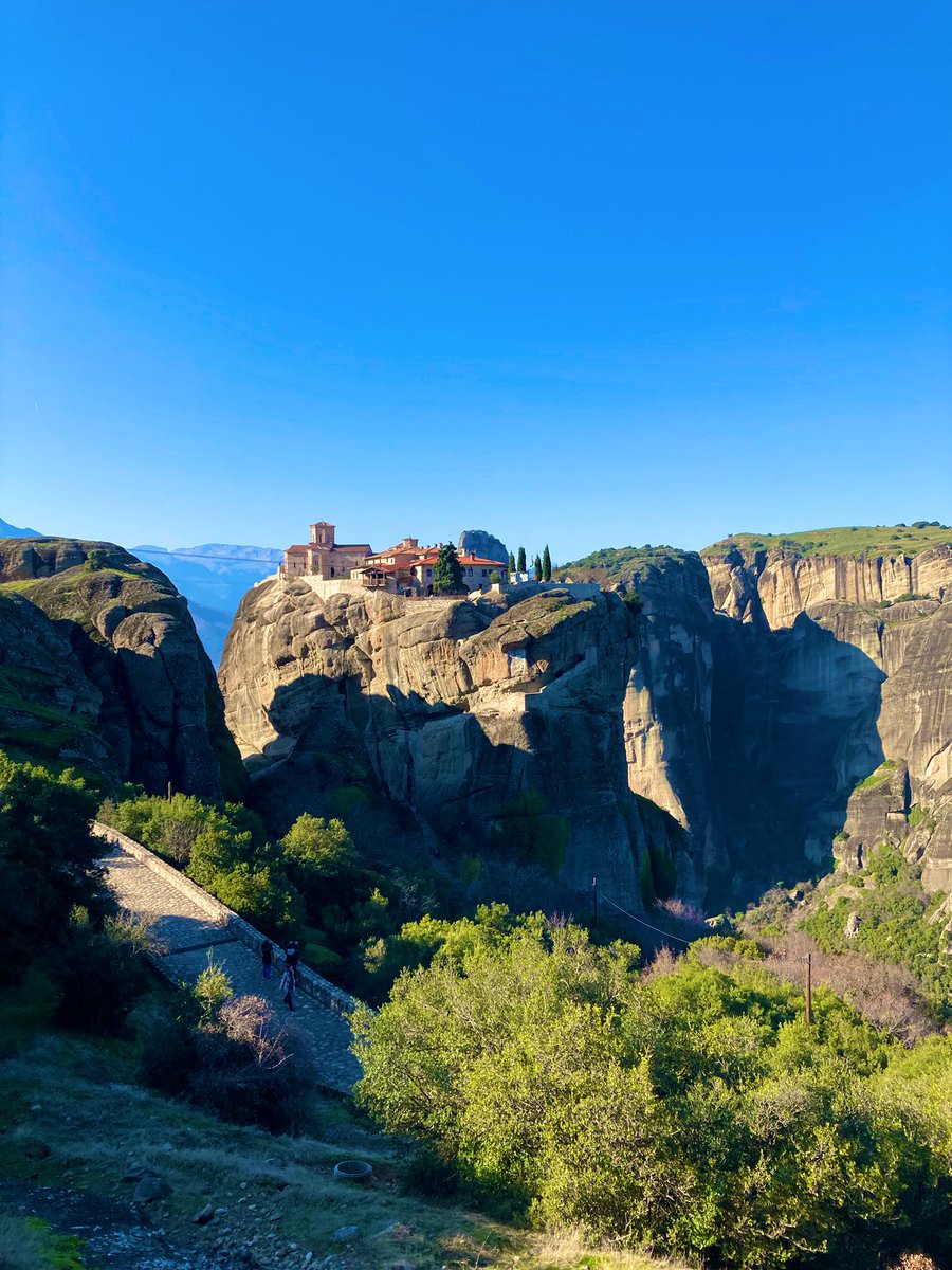teomatas's tweet photo. A view at Meteora, Greece. #visitgreece #Greece #Meteora #travelphotography https://t.co/I2PyDVZCMp