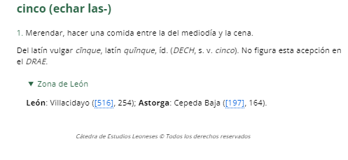 ulefhyc's tweet photo. #LéxicoLeonésActual de #LeMen hoy es #LELEA1832 echar las cinco,  #LELEA #LLA https://t.co/NpL2pE4gkG