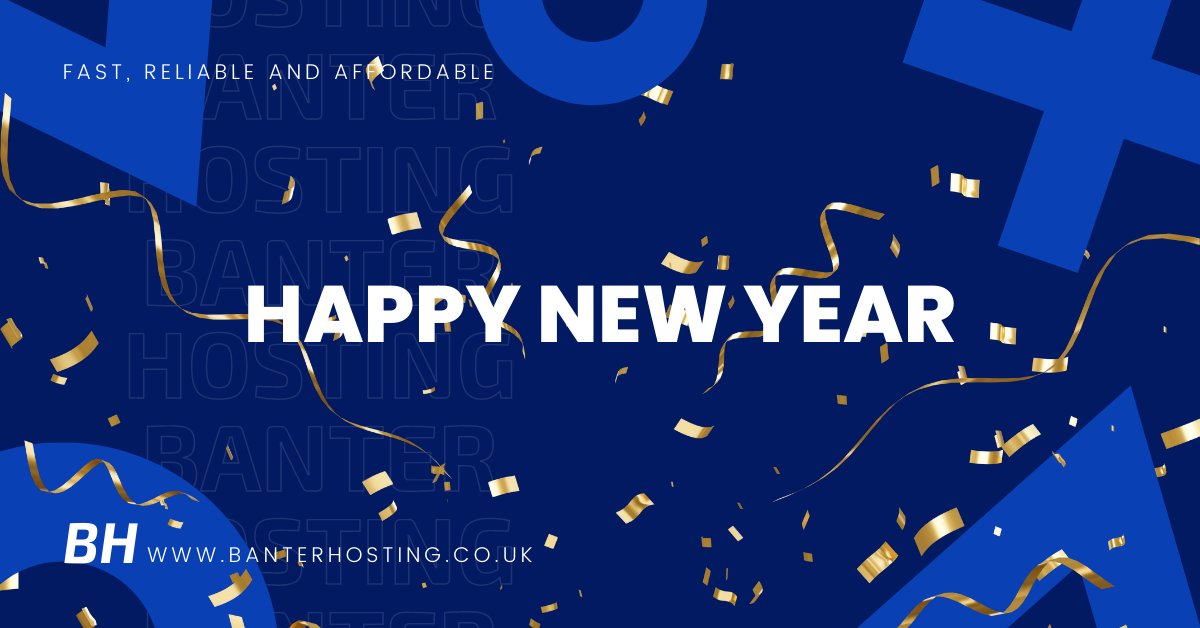 BanterHosting's tweet photo. We'd like to wish everyone a Happy New Year - let's hope 2023 continues to deliver on good times!

#HappyNewYear #Party #Business https://t.co/dQ3XMNpZMK