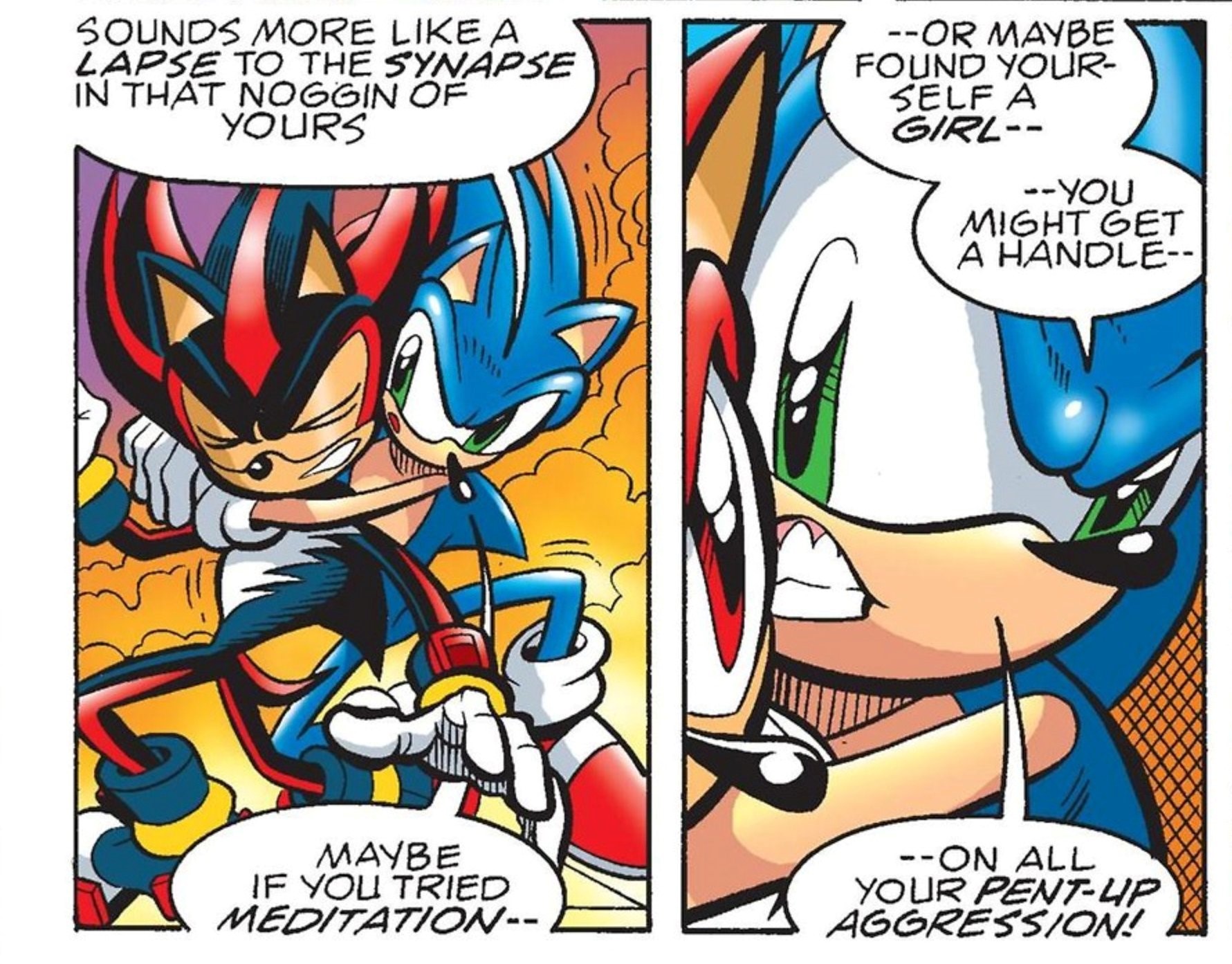 Semi Frequent Sonic Facts 🔫 on X: When the Archie comics