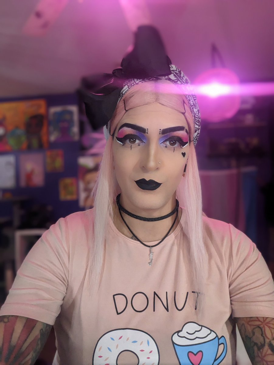 TentacleGiiirl's tweet photo. Felt cute as fuck so why not post it lol, all make up and today makes four months of HRT, and that's ya girl Lexi. 🏳️⚧️💪🥰. #TransWomenAreWomen #TransIsBeautiful #trans #transgamergirl #transgenderrights #TRANSAWARENESS #transgamer #TransTok #waifus #gamerlife #twitch https://t.co/8kIQIwQxhp