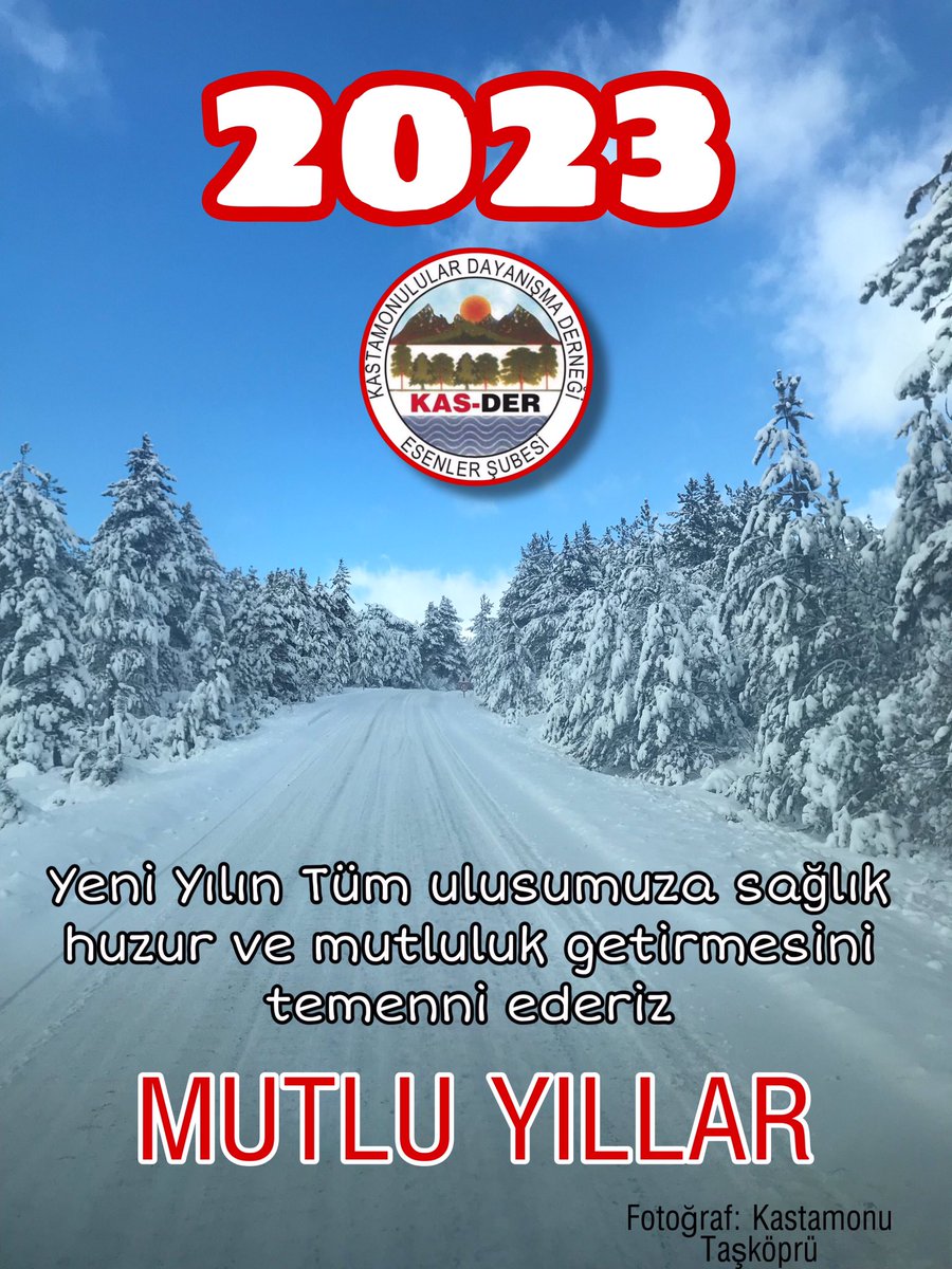 EsenlerKas's tweet photo. Toplumsal barış ve huzurun tesis olduğu, Sağlıklı Huzurlu Yıllar dileriz.
#2023NewYear https://t.co/OIVH1eO8Lv