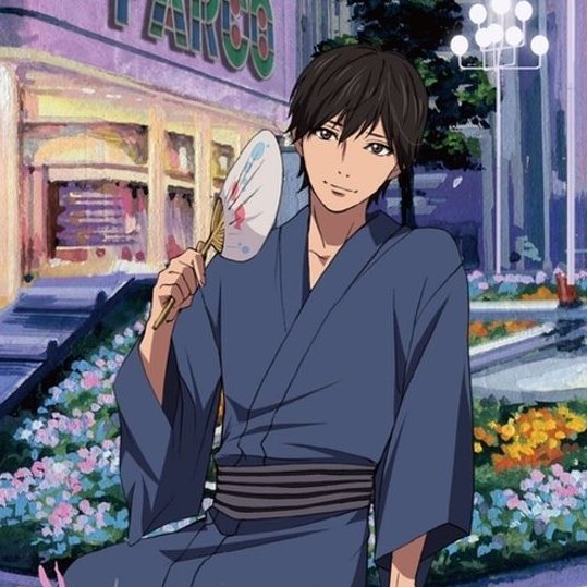 kaz3rchive's tweet photo. when he's that black haired in blue yukata pogi type https://t.co/7ERCMHvUXJ