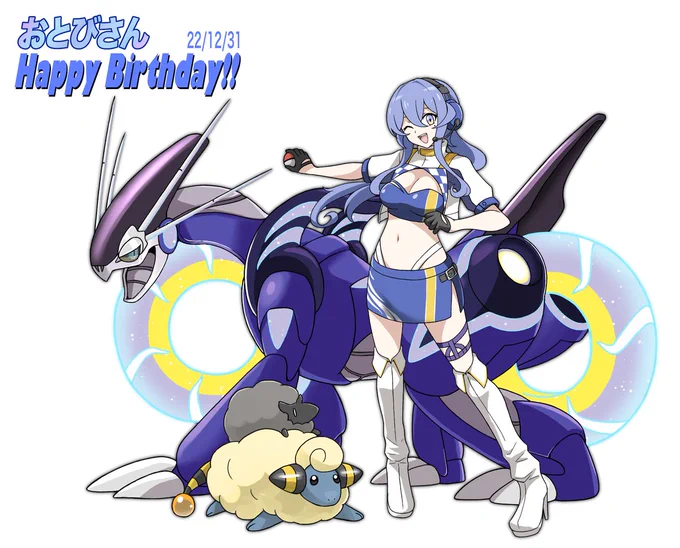 すけさん()より誕生日記念イラスト頂きましたRQゴトとミライドン一生好きなのでバイクコラボで描いて貰えてめちゃ嬉しいですゴトシープも羊コラボしてるまた家宝にさせて頂きますありがとうございました!! 
