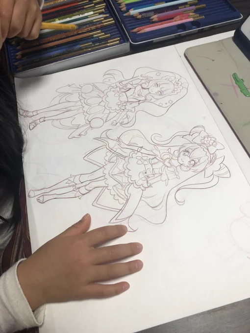 塗り絵を納品。 